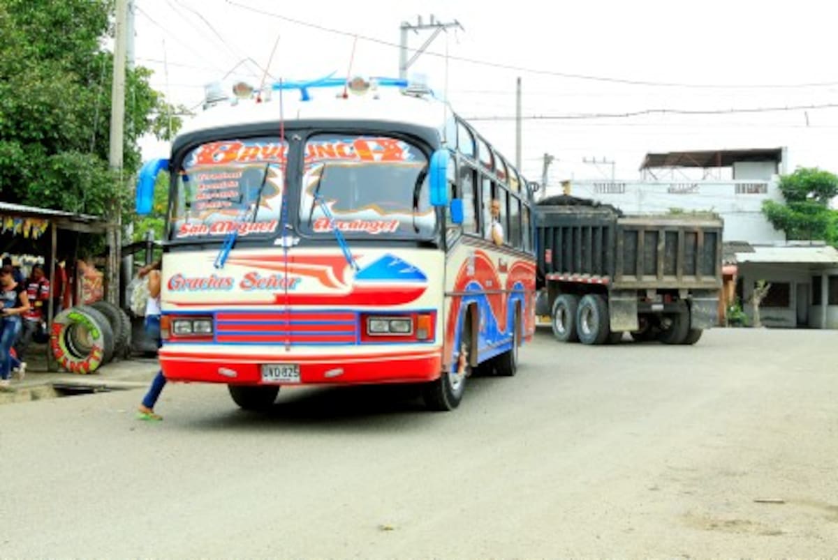 El transporte es insuficiente para la población.