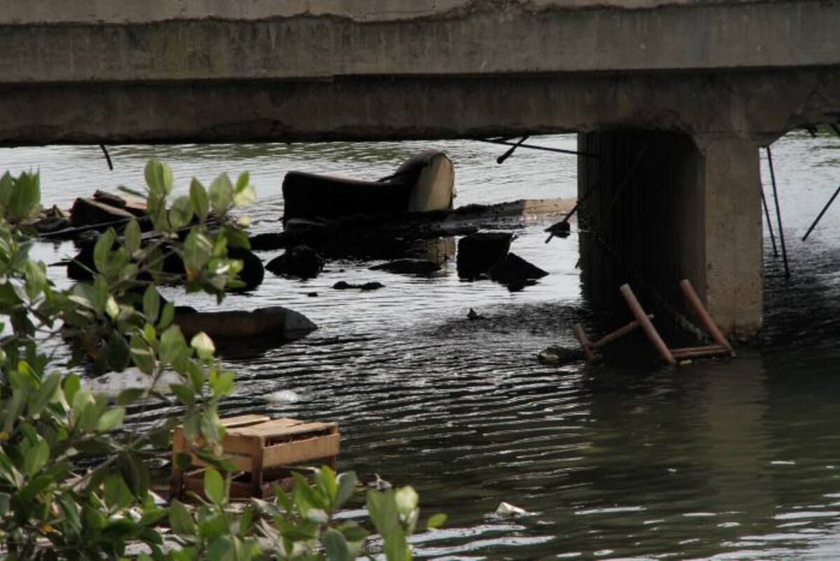 Estas imágenes del caño de Juan Angola fueron tomadas en el segundo trimestre de este año. KAILLINE GIRALDO - EL UNIVERSAL