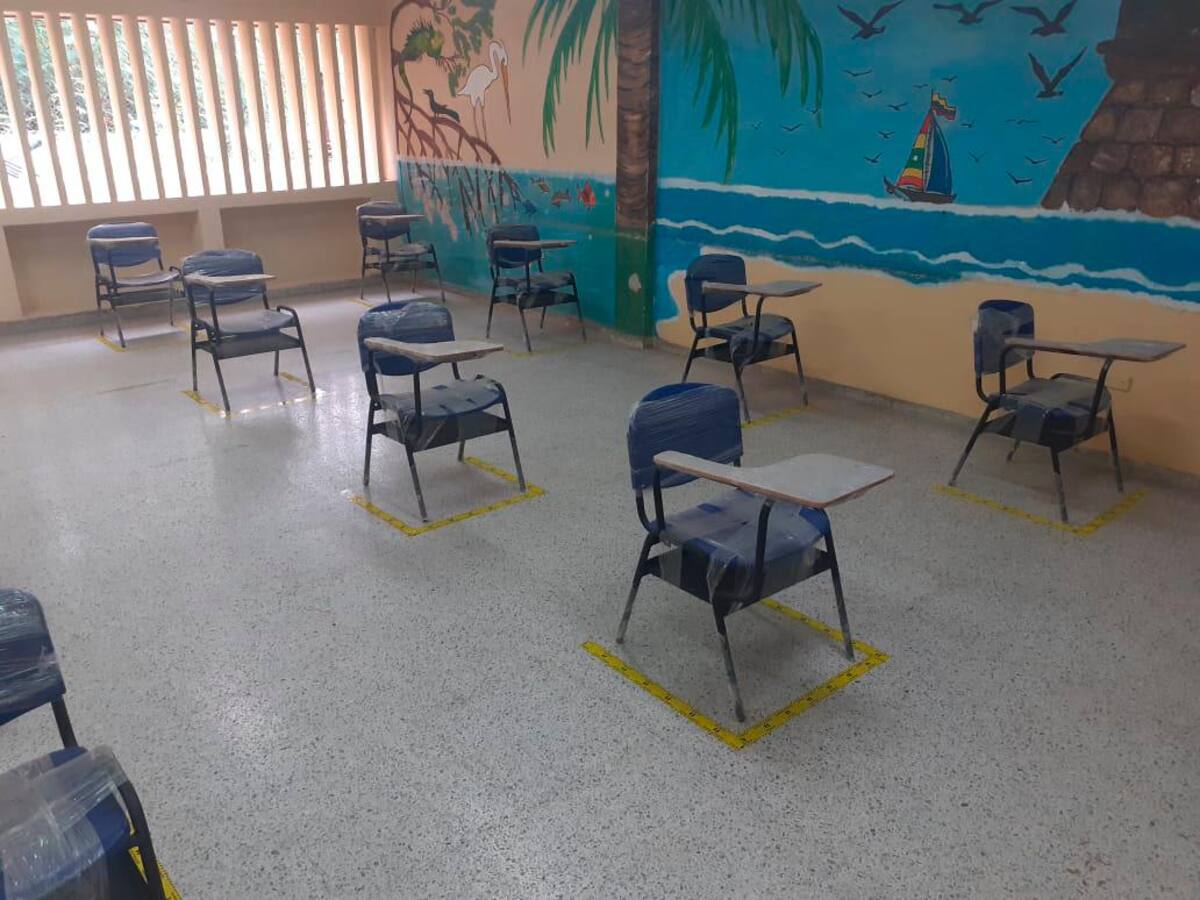 El plan piloto contempla un 30 por ciento de aforo en el aula.