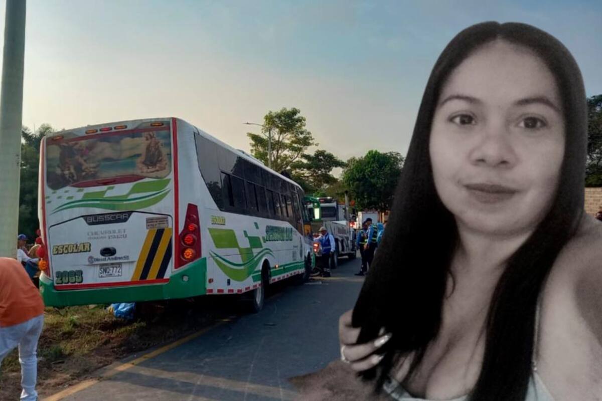 35 años y madre de 2 hijos: mujer que murió arrastrada por buseta en Turbaco