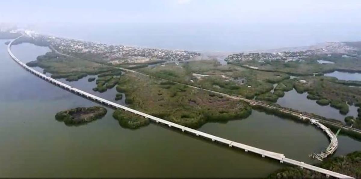 El viaducto tiene 5.5 kilómetros de extensión. Cortesía