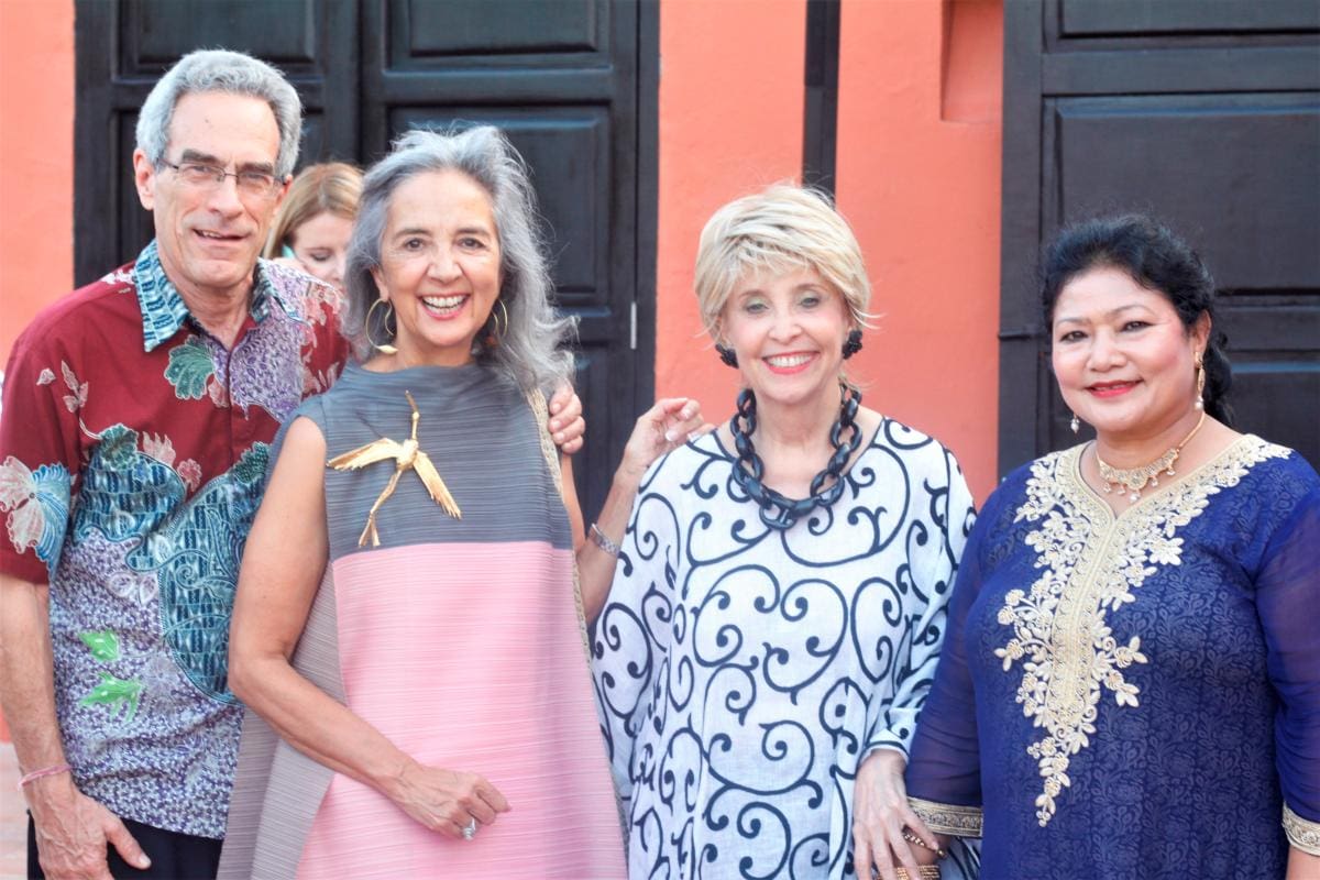 Antonio Faiia, Claudia Rey, Evelia González Porto y Sharmila Faiia.