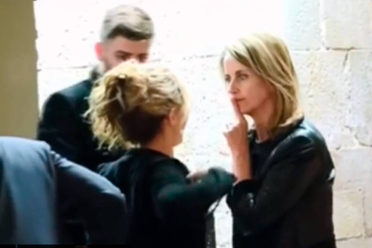 ¡Indignante! Madre de Piqué manda a callar a Shakira en plena calle