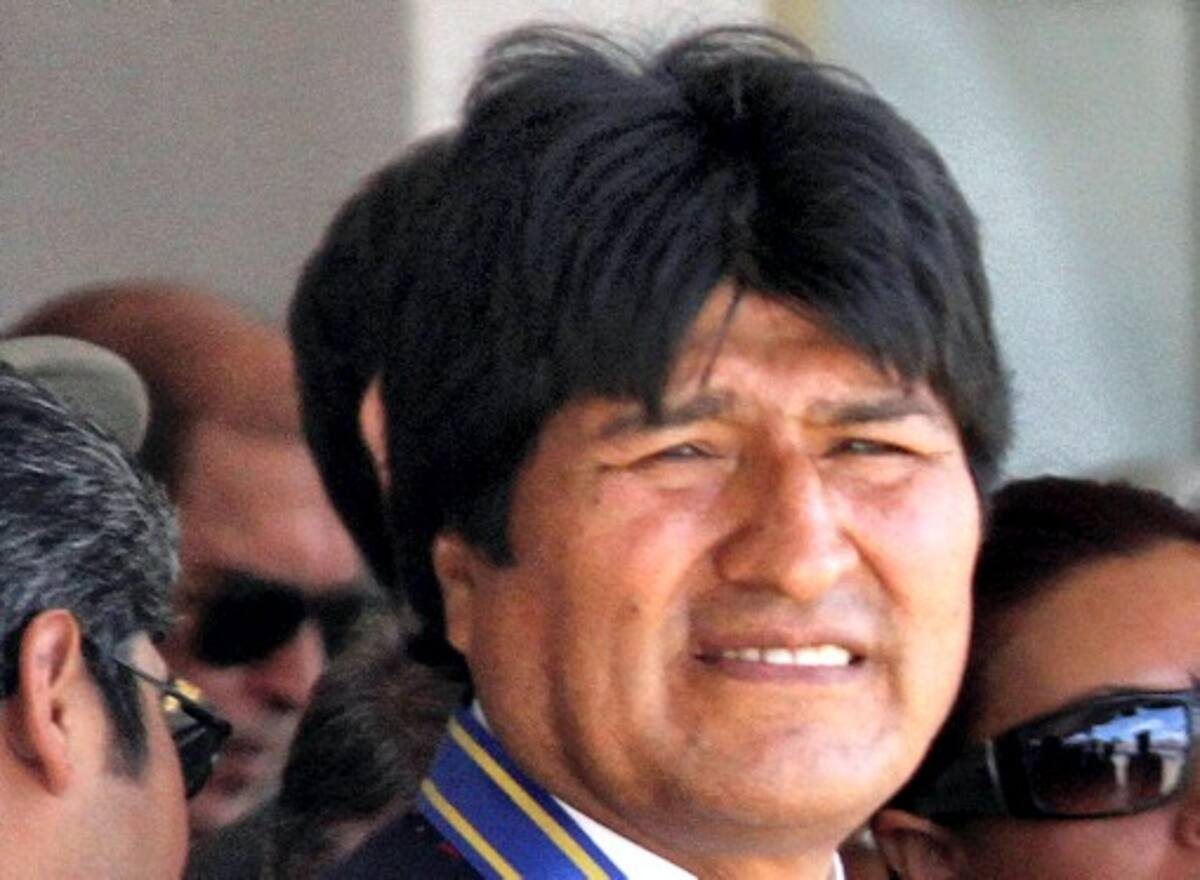 Evo Morales, presidente de Bolivia. ARCHIVO