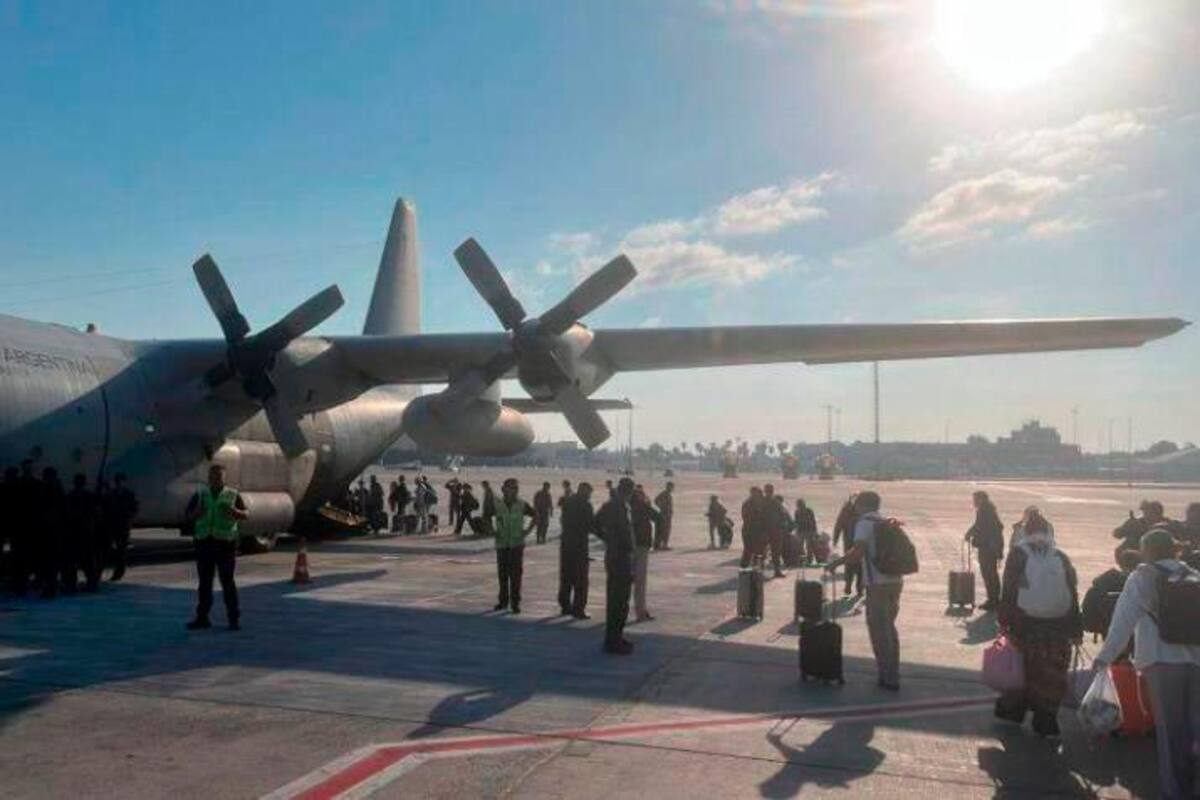 El segundo avión militar de Argentina se sumará a operación en Israel