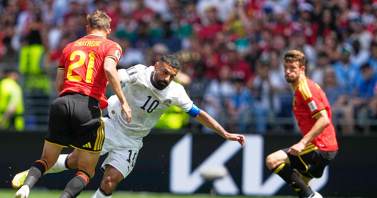 Bélgica y Egipto se sacaron chispas en un emocionante duelo en el Mundial