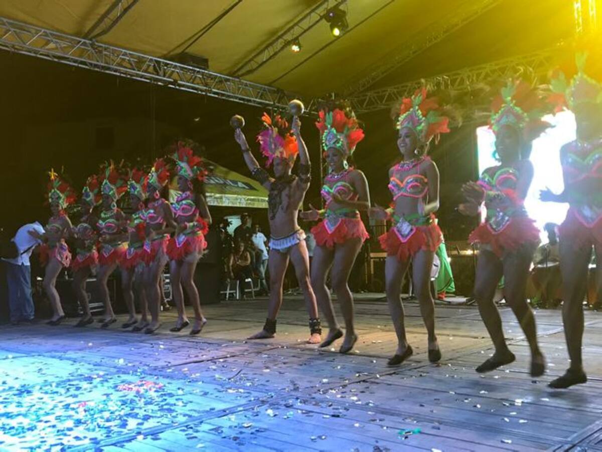 Las aspirantes al título de Reina de la Independencia 2018 desfilaron una a una y mostraron su belleza y atributos a los presentes. Nayib Gaviria