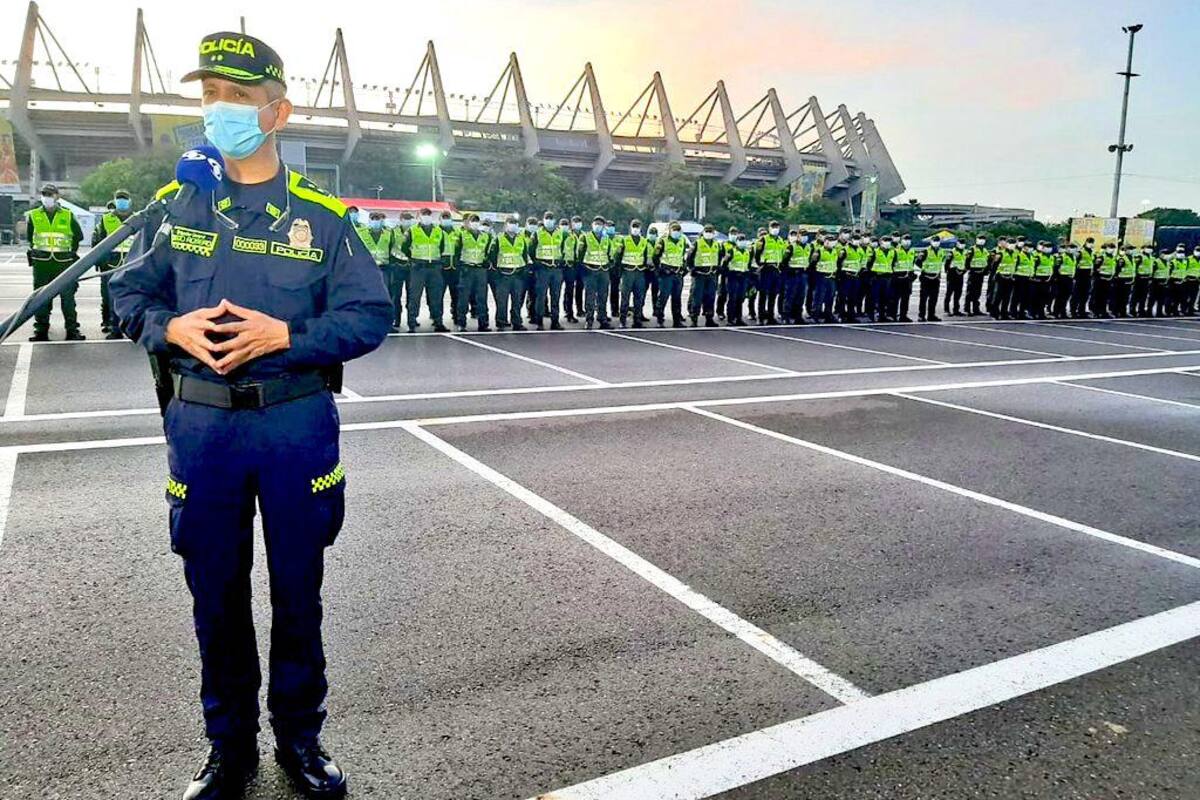 Policía Metropolitana tiene listo el dispositivo para el partido Colombia-Chile