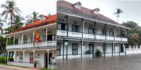 Casa de Rafael Núñez, bajo el agua y en riesgo de pudrirse