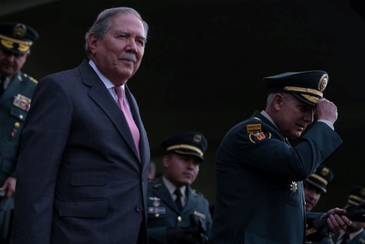 Posesión de Guillermo Botero, como nuevo ministro de Defensa. Colprensa