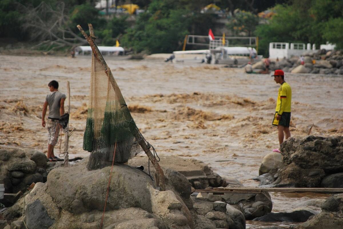 Pescadores de Honda durante la subienda. El Universal