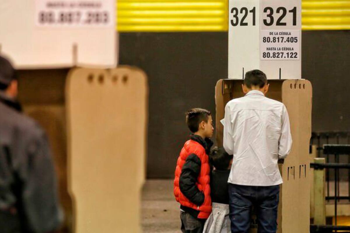Más de 38 millones de colombianos están habilitados para votar