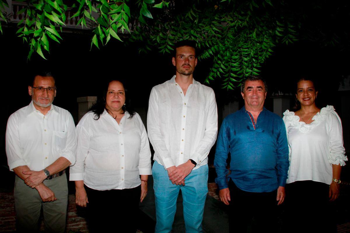 Josefina Quintero, Marco Esposito, Pietro Abbrescia y Bertha Arnedo.