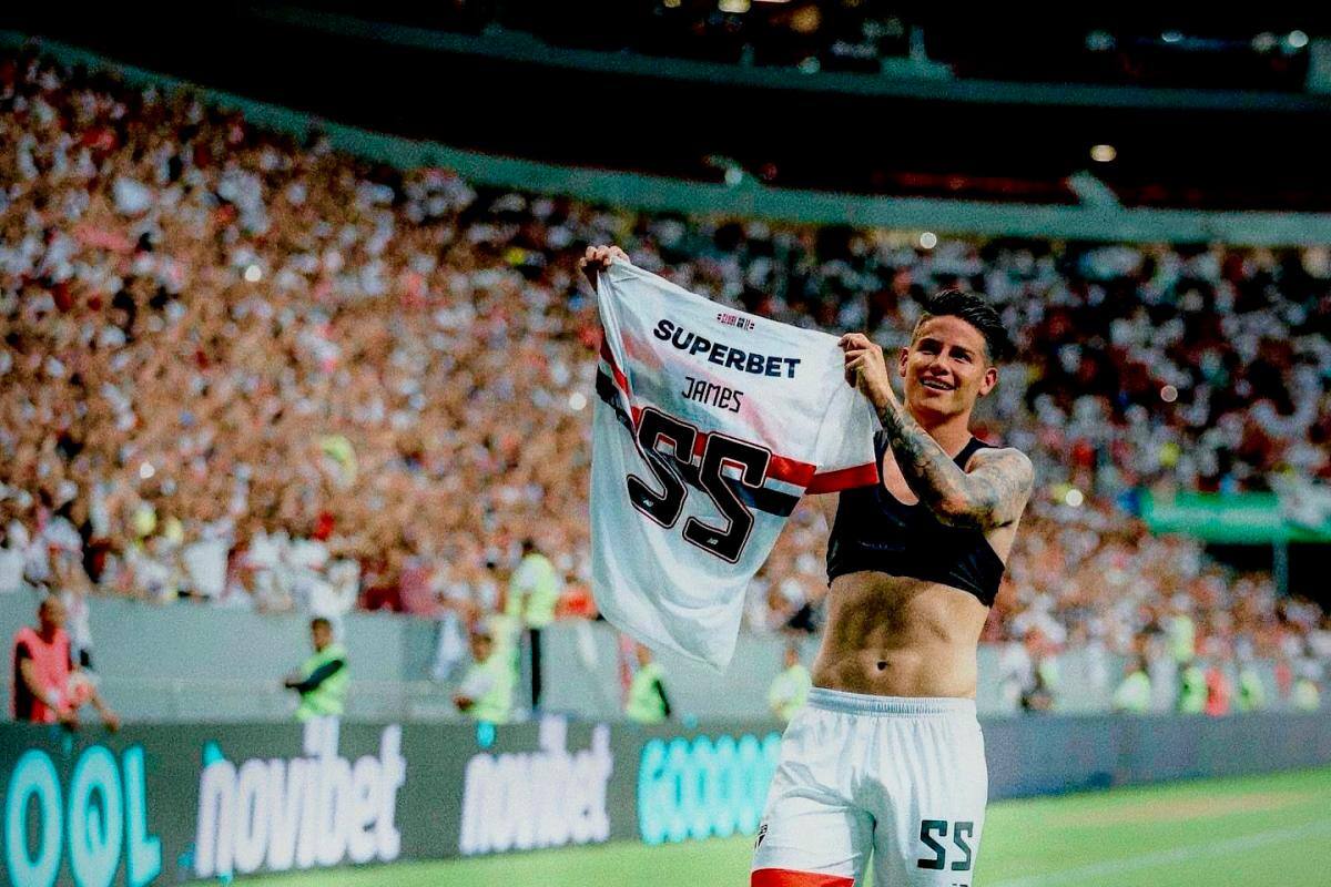 Video: así fue el gol de James Rodríguez con Sao Paulo