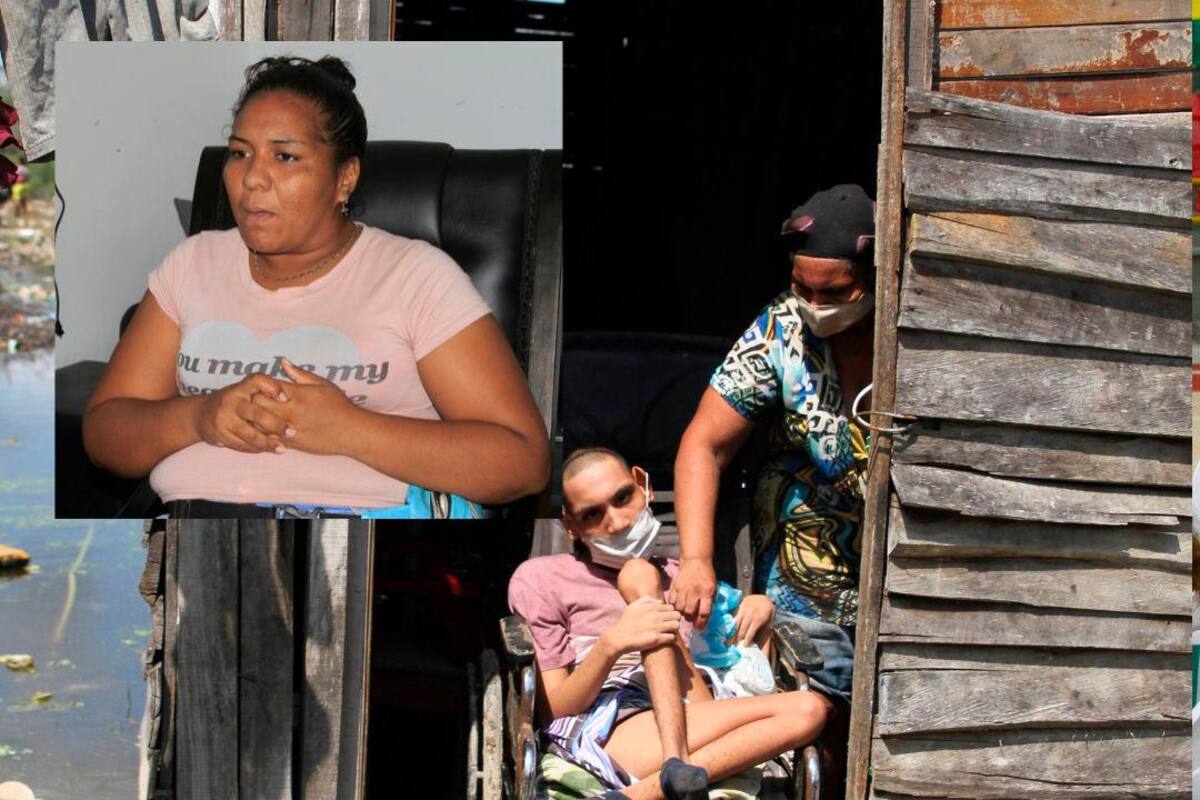 El drama de Pilar: responde por 7 familiares y no tiene trabajo