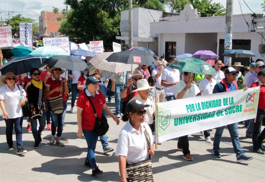 En Sucre, paro nacional estatal iniciará con movilización de docentes y otros sindicatos