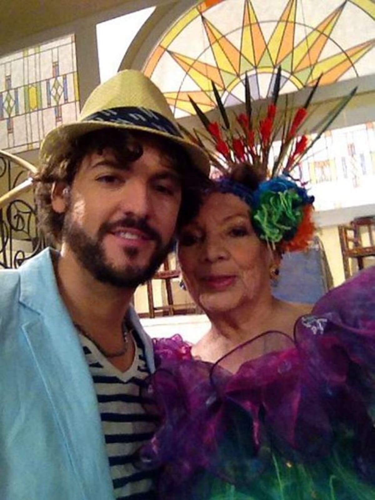 Rodrigo Candamil con Erika Krum en "Casa de Reinas". COLPRENSA