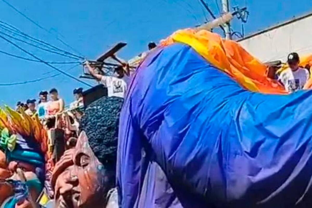 Video: la carroza de Pasto que no salió bien en el Carnaval de Barranquilla