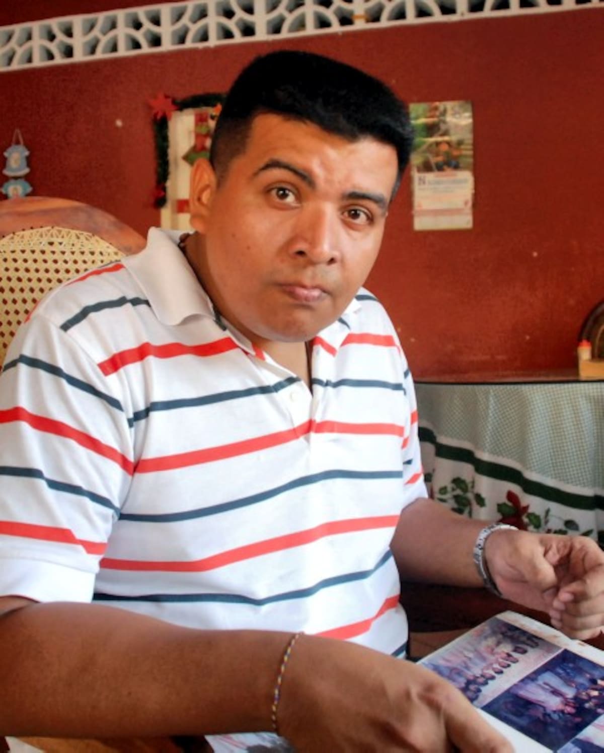 Sander Yeneris Gutiérrez, hermano de la asesinada.