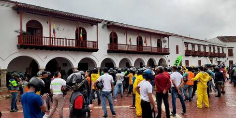Videos: así transcurrieron las protestas de los mototaxistas en Cartagena