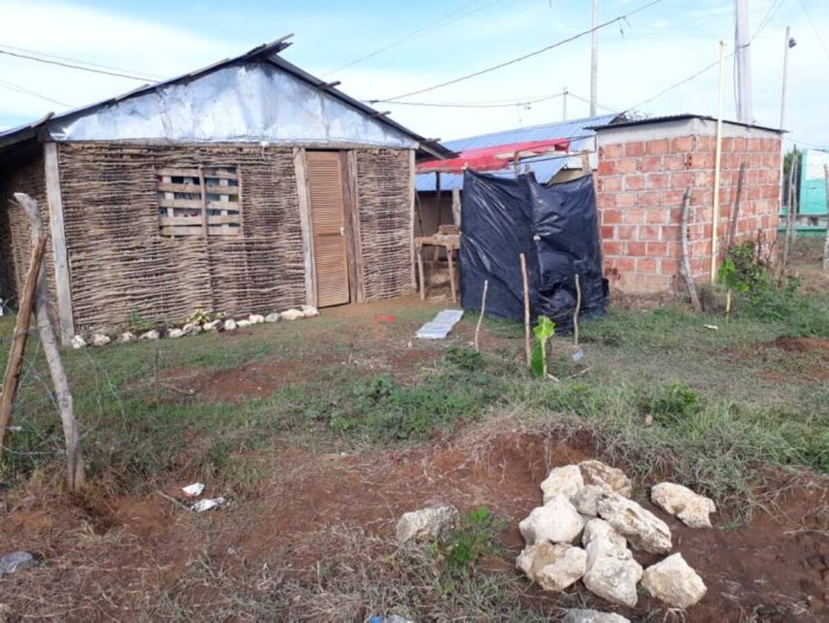 Son unas 70 familias las que llegaron al lugar y construyeron viviendas en distintos materiales. Lila Leyva Villarreal