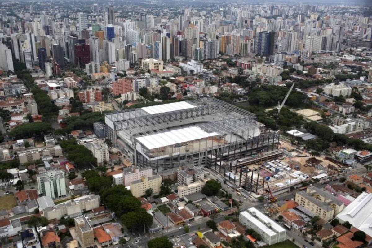 Estadio Arena da Baixada, de la ciudad de Curitiba. AP Renata Brito