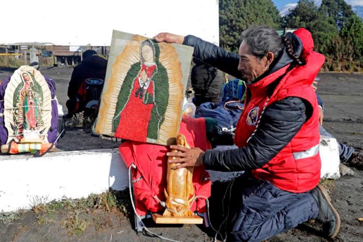 El papa celebró misa en honor a la Virgen de Guadalupe