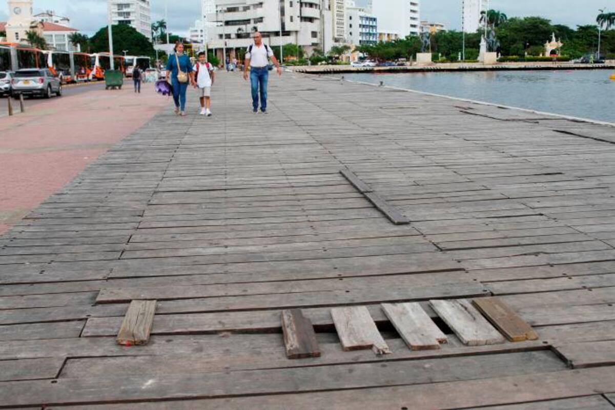 Deterioro en el muelle de La Bodeguita: arrancan estudios