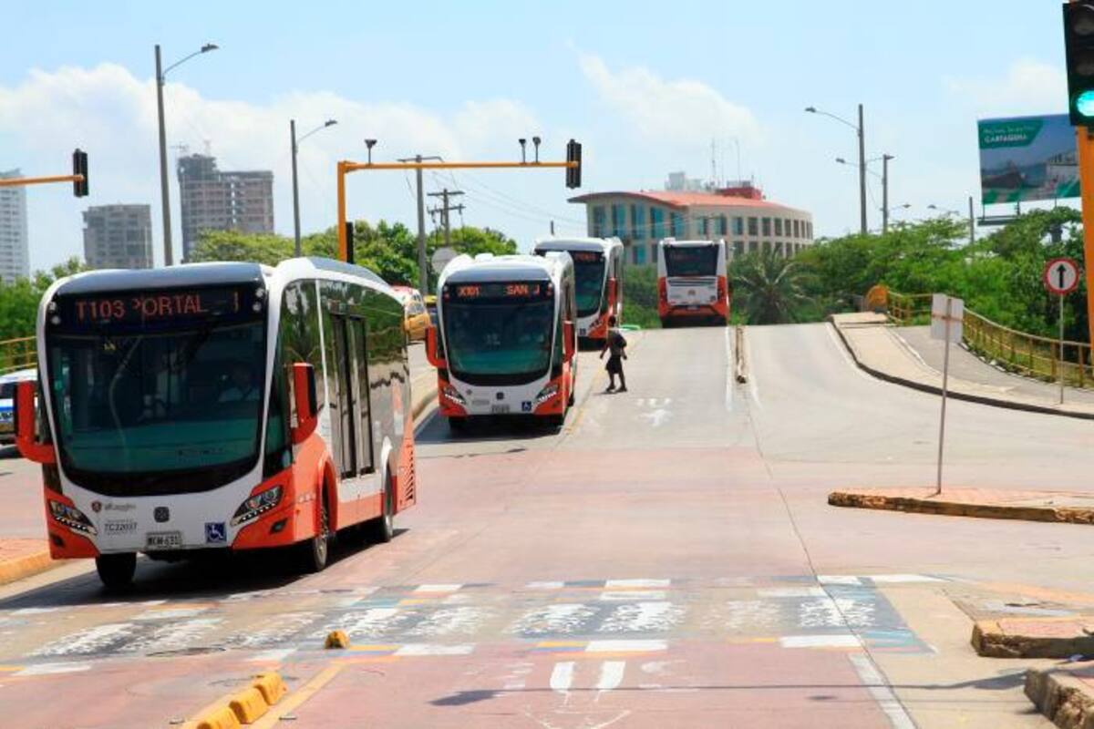 Cambios en rutas de Transcaribe por movilización política