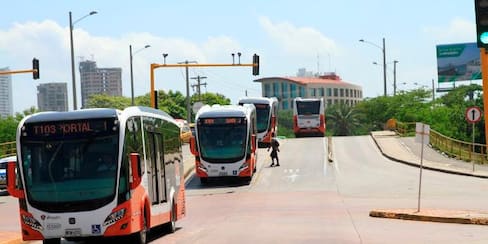 Cambios en rutas de Transcaribe por movilización política