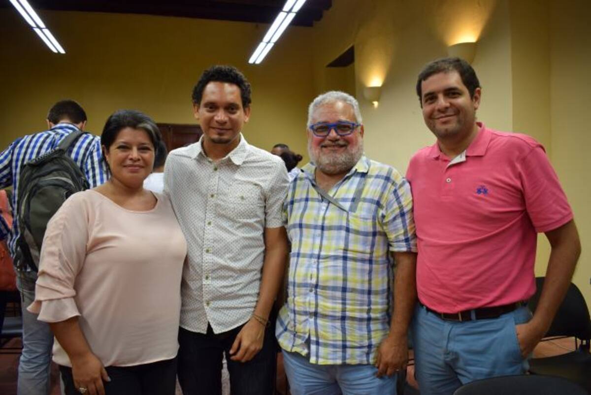 Marcela Cuéllar, Mauricio Torres, Germán Martelo y Alejandro Guerrero. CORTESÍA