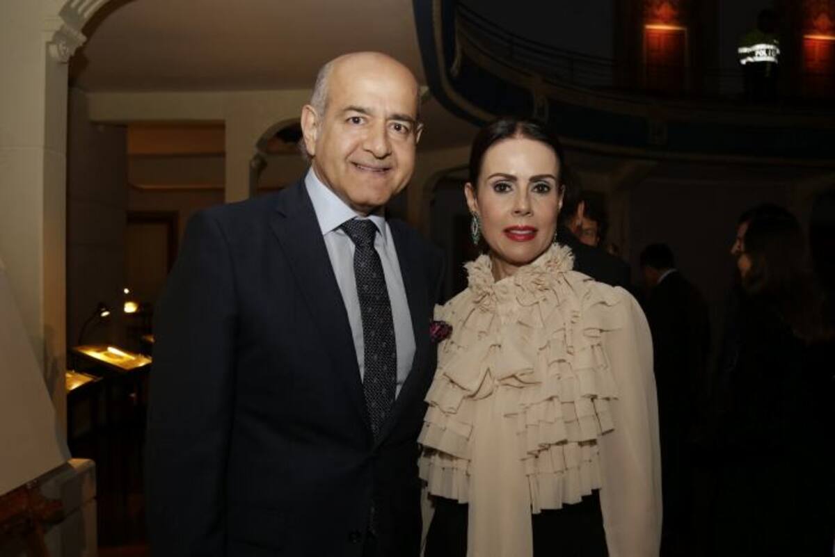 Munir Falah y Patricia de Falah. ÁLVARO TAVERA - COLPRENSA
