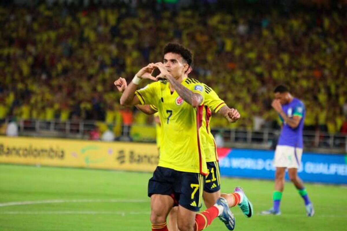Video: los golazos que Luis Díaz marcó para el triunfo de Colombia sobre Brasil