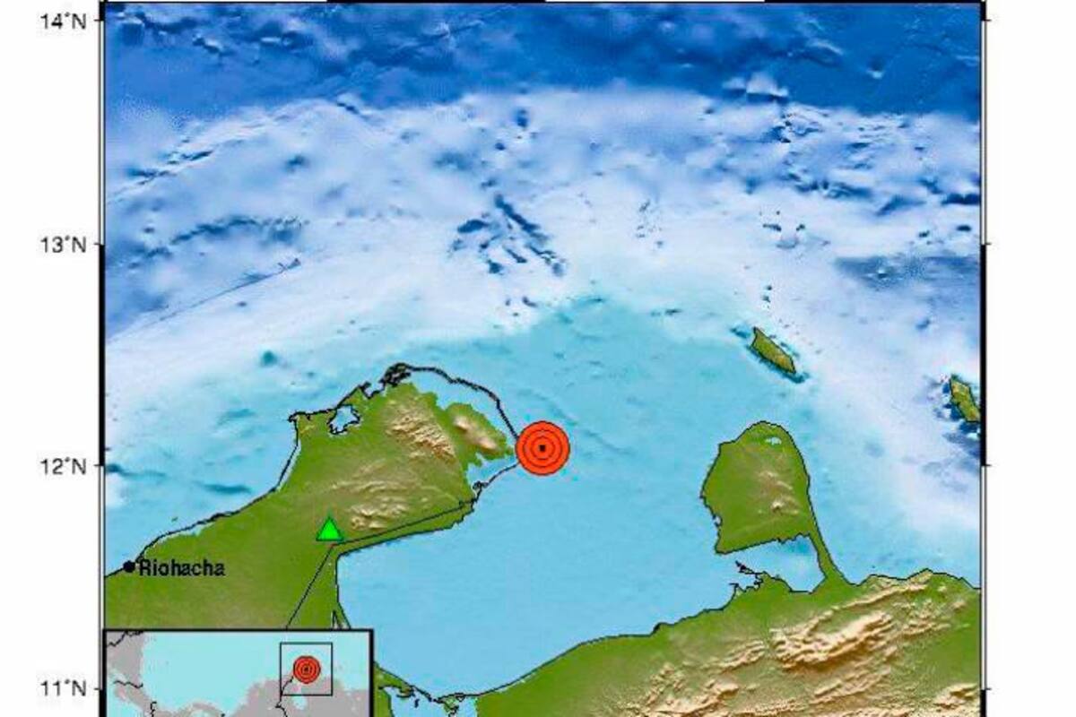 Temblor superficial sacudió al norte de Colombia en la mañana de este domingo