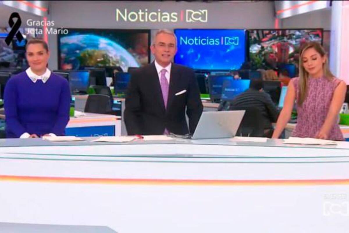 Los presentadores de RCN que lloraron en vivo por la muerte de Jota Mario