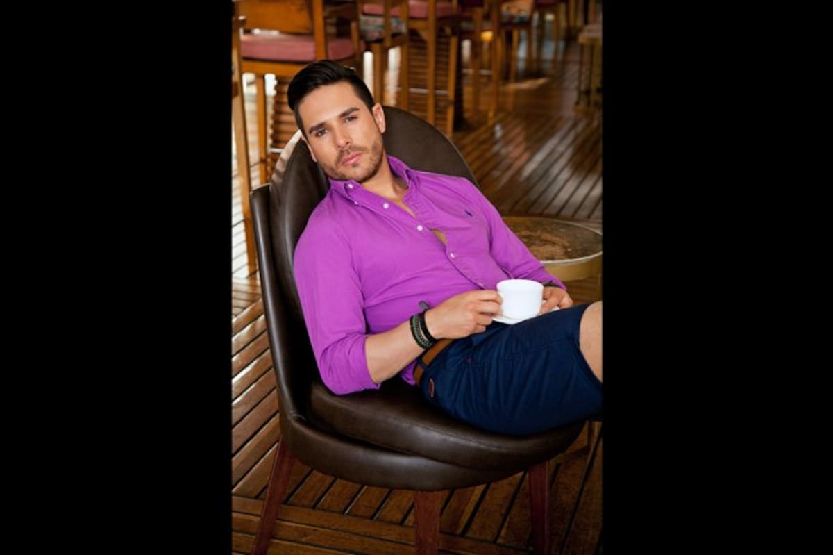 Sebastián Caicedo, actor. Cortesia Revista Vea