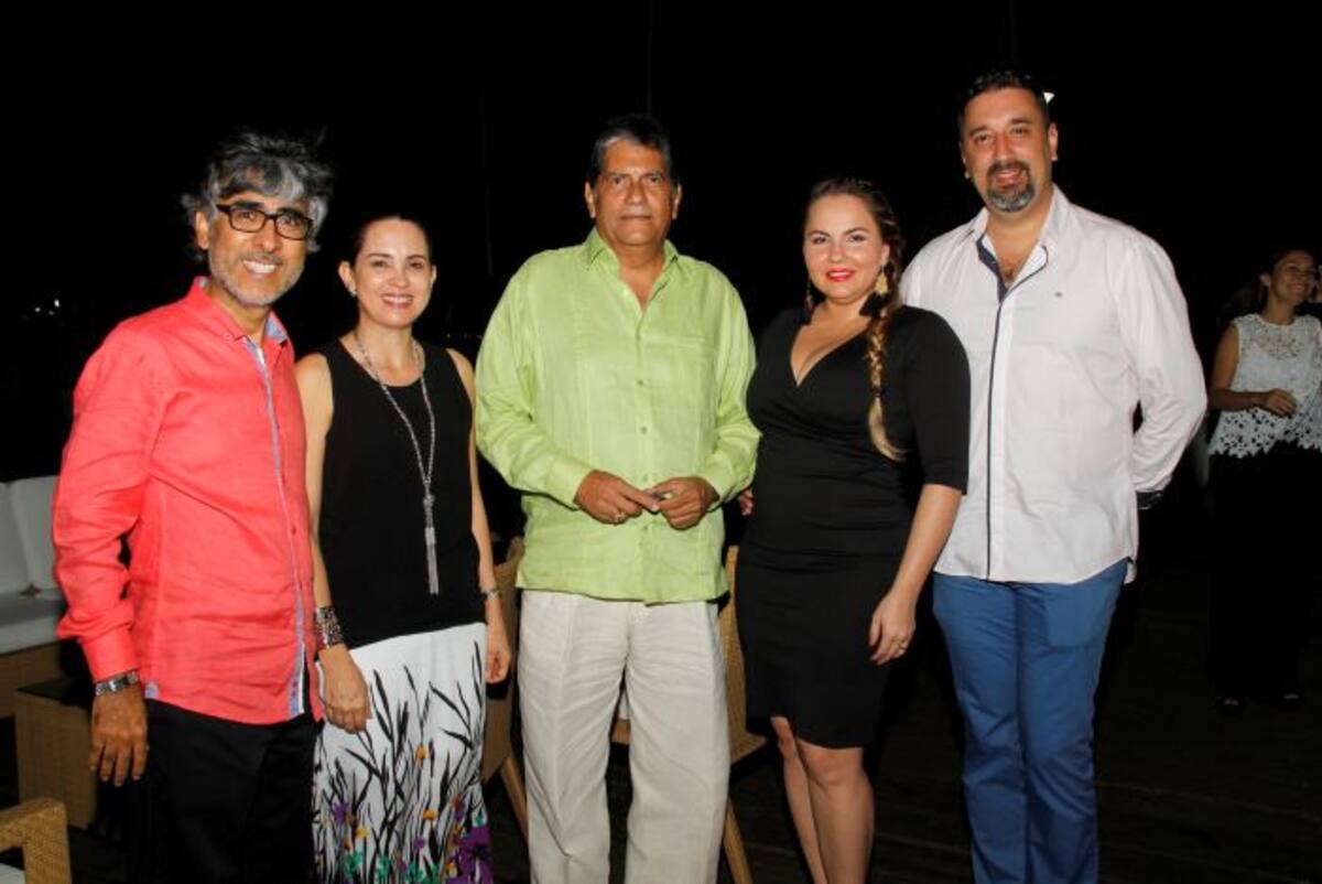 Rodolfo Payares, Rocío Martínez de Payares, Carlos Bula, Viviana Bacca Medina y Juan Felipe Delgado Beetar. MARUJA PARRA