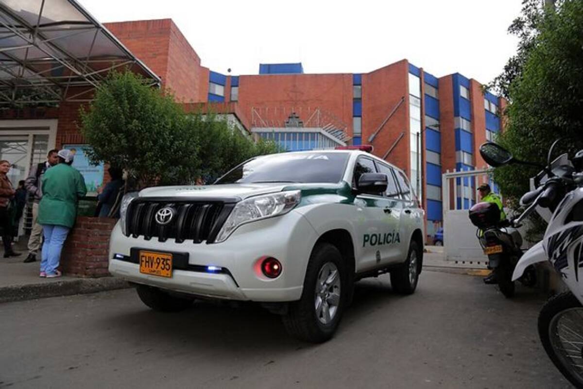 Así lucen las afueras del hospital. Colprensa