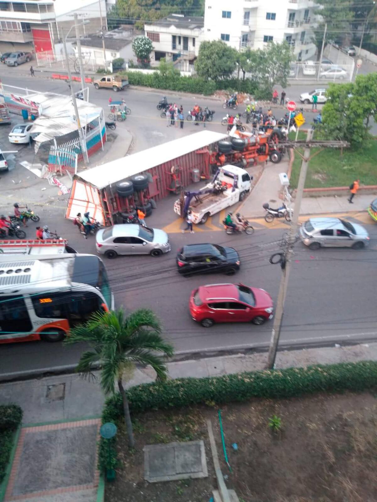 Lugar exacto del accidente. //Cortesía