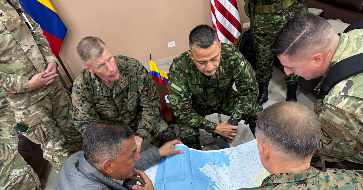 Photo: eluniversal.com.co Jefe del Comando Sur de EE.UU. se reunió con Mindefensa y visitó Tumaco