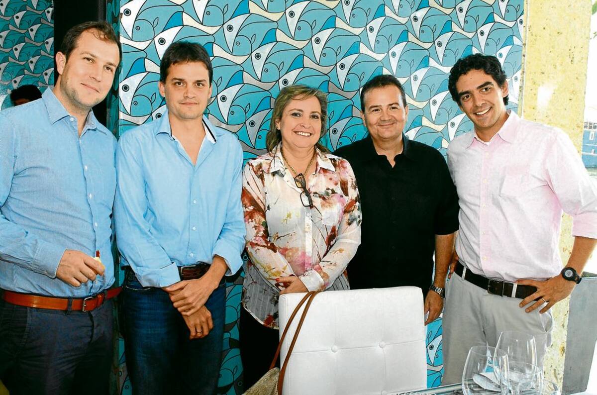 Diego Bernal, Nicolás Jaramillo, Patricia Arce, Augusto Beltrán y Luis Turizo.