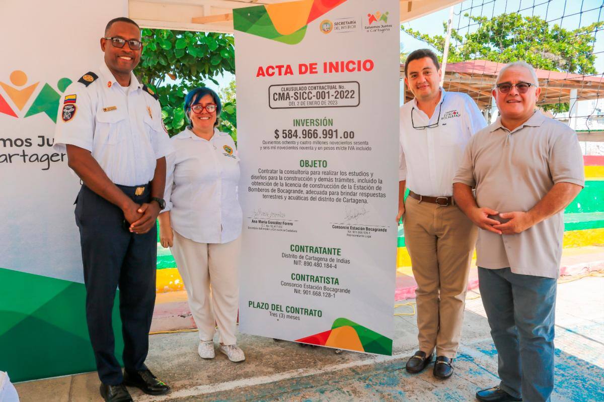 Hoy se firmó el compromiso para construir la nueva sede. //Foto: Cortesía