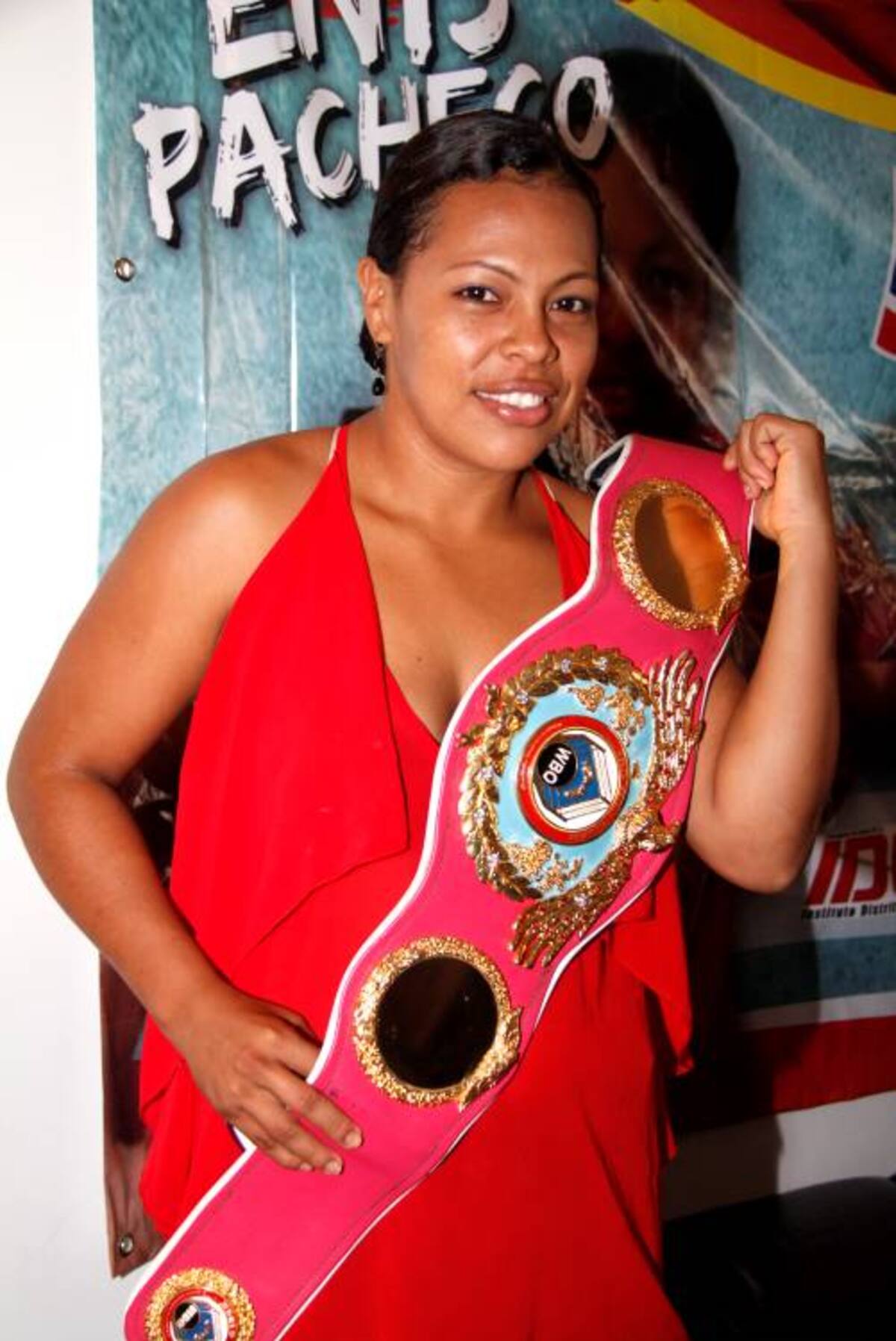 Enis Pachecho, boxeadora cordobesa. ARCHIVO