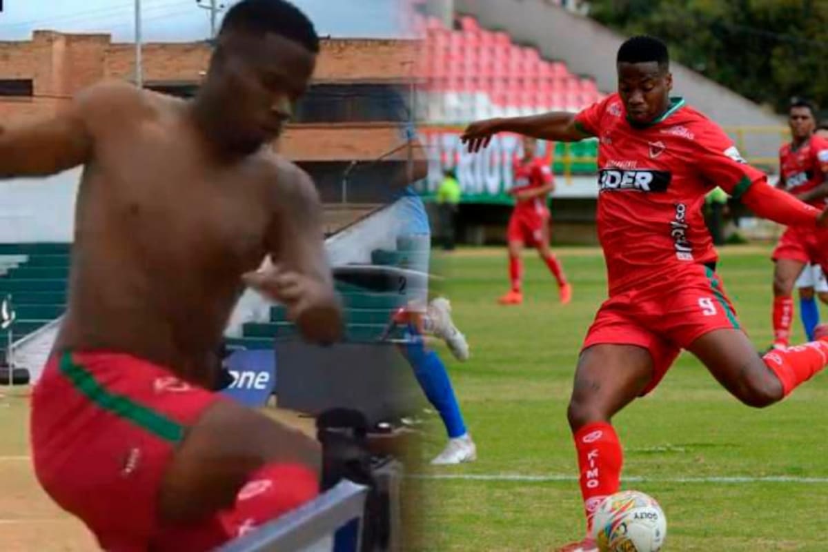 Video: técnico de Patriotas sacó al jugador que marcó el gol y este se molesta
