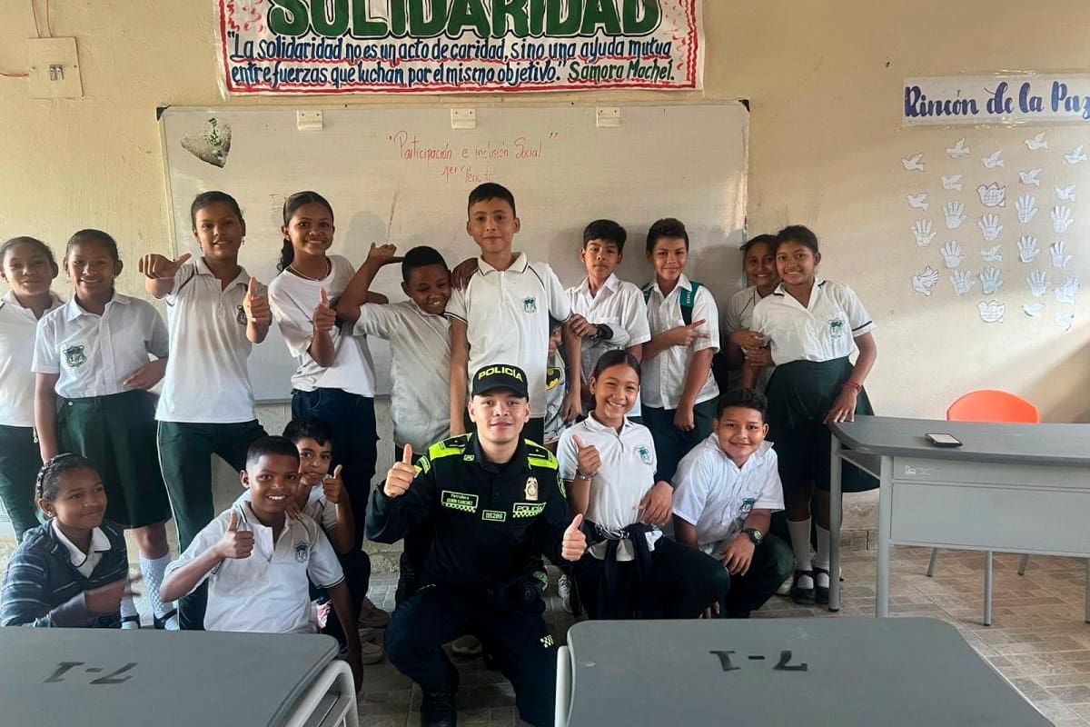 “Al colegio SÍ, a las drogas NO”: nueva iniciativa de la Policía de Bolívar