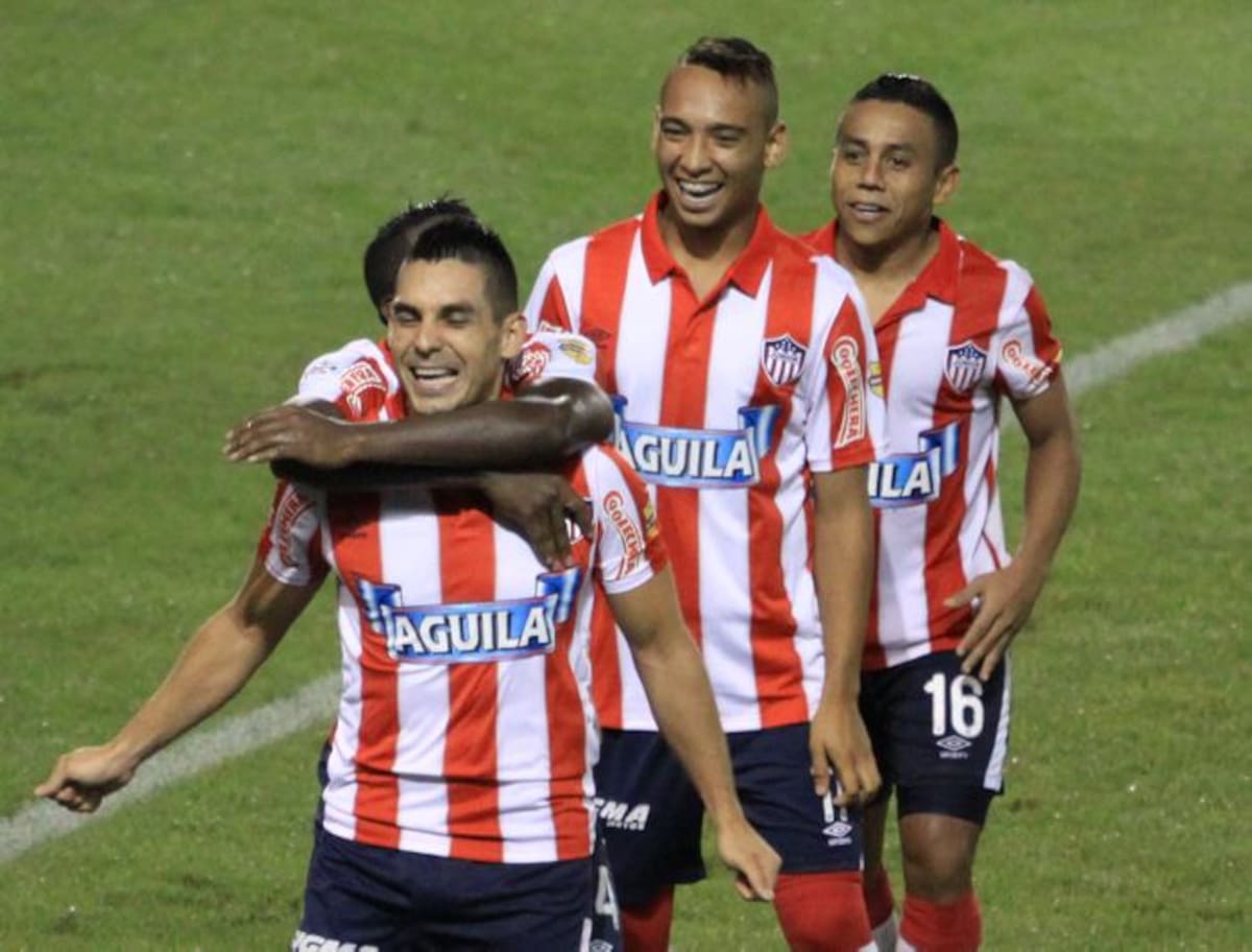 Junior celebra su clasificación a semifinales de la Copa. COLPRENSA