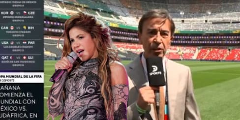 Video: periodista detiene transmisión del Mundial por una foto con Shakira