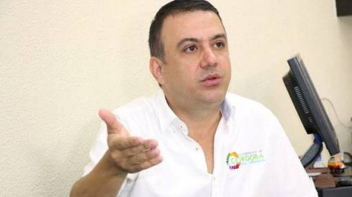 Edwin Besaile, gobernador de Córdoba. Cortesía