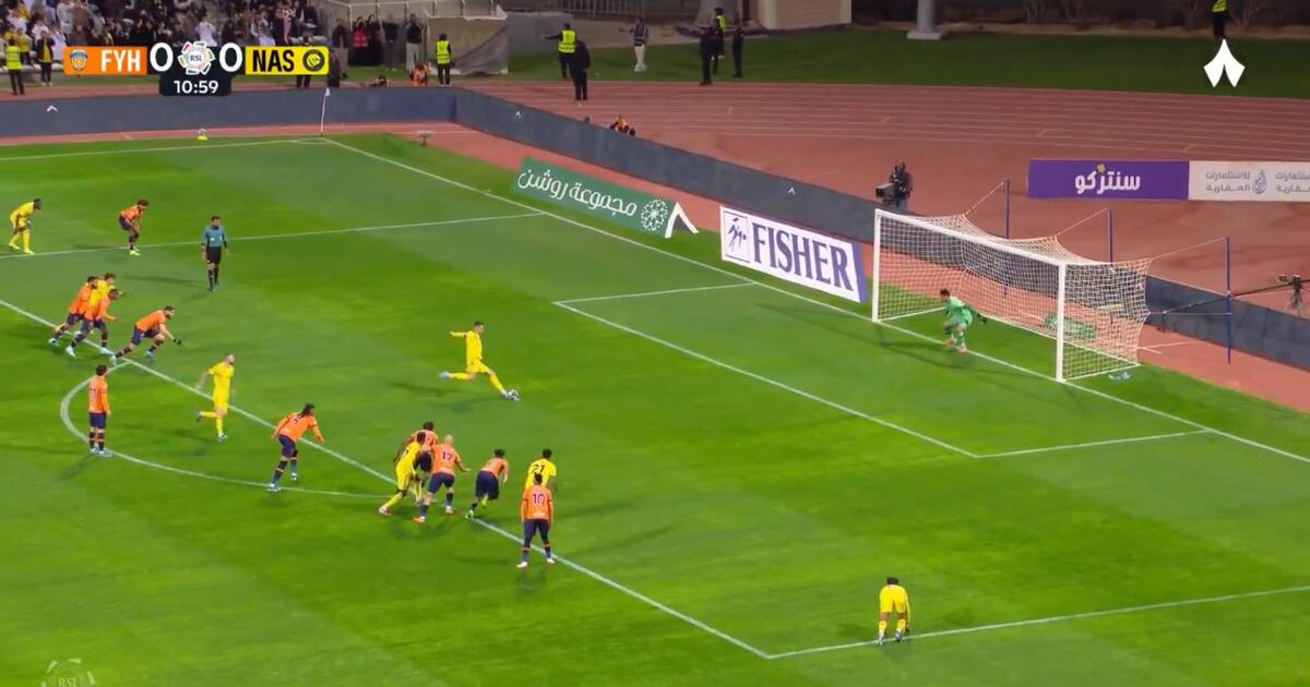 Video: Cristiano Ronaldo missed a penalty and was injured in Al Nassr's victory