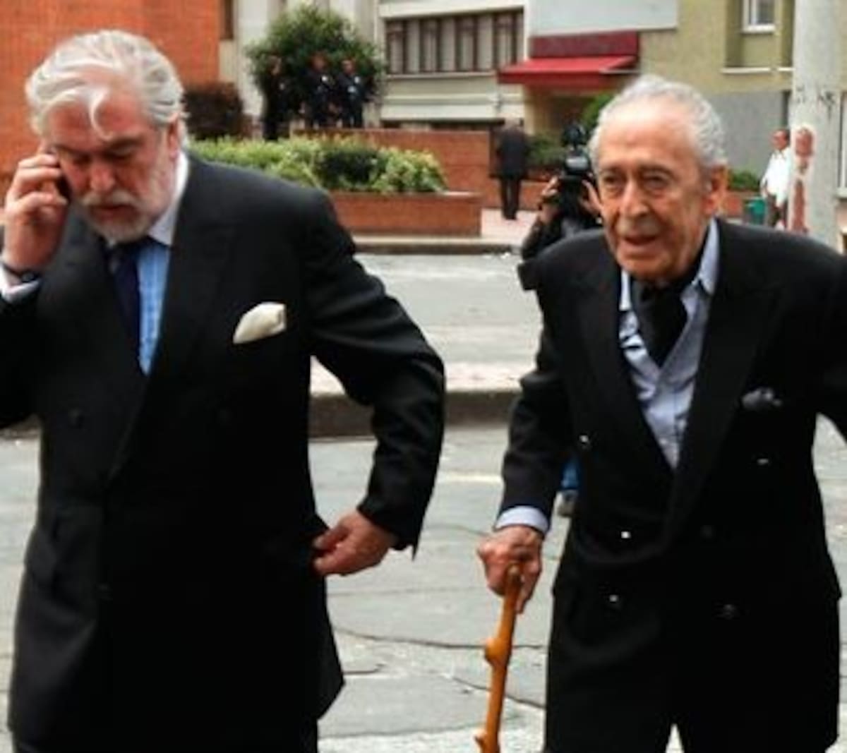 Rodrigo Castaño (i) junto a su padre Álvaro. COLPRENSA